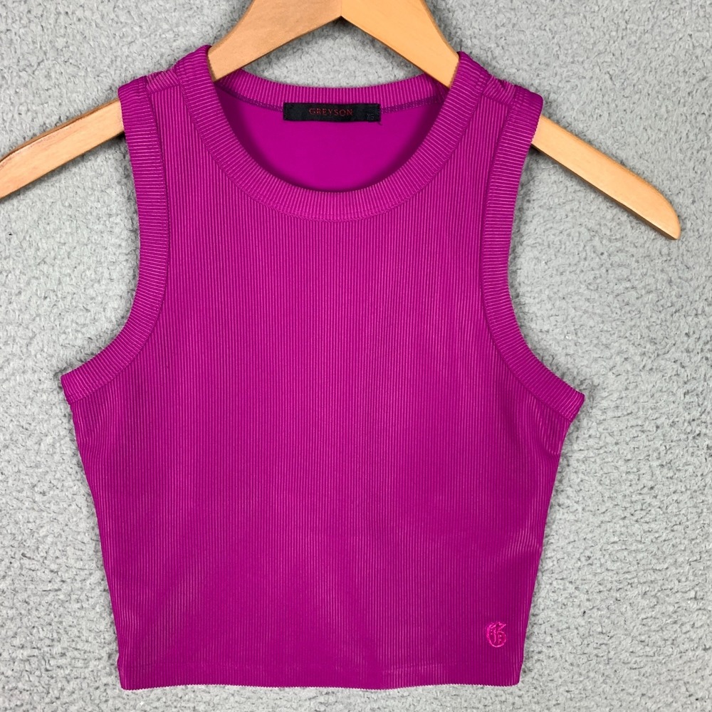 Greyson Tank Top Women's‎ XS Fuchsia Purple Sleeveless Stretch Golf Tennis